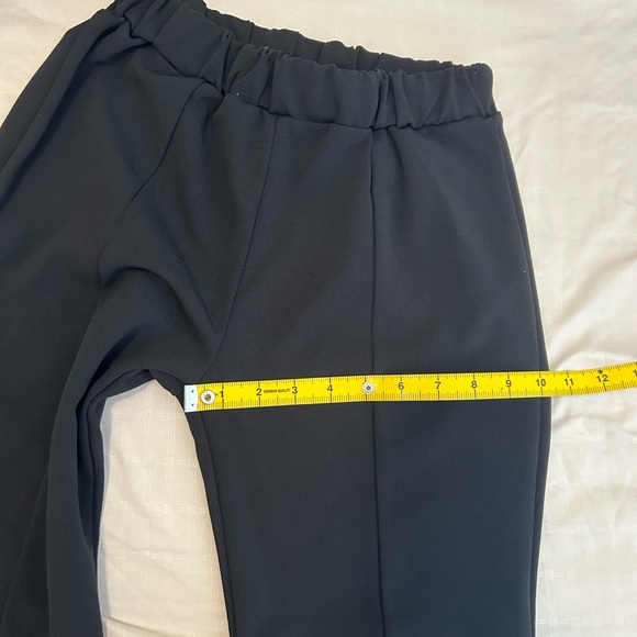 Black Women's Flared Pants - Picture 7 of 7